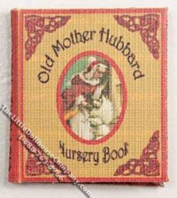 (image for) Miniature Book: Old Mother Hubbard Nursery Book