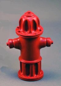 (image for) Dollhouse Scale Model Red Fire Hydrant
