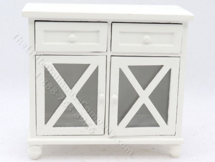 (image for) Miniature White Hallway Table