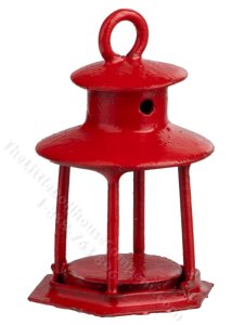 (image for) Miniature Red Lantern for Dollhouses