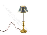(image for) Miniature 12v Small Buffet Lamp for Dollhouses - Fleur de Lis