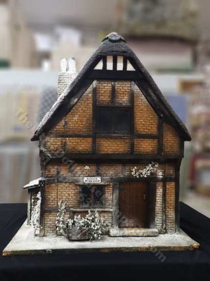 (image for) Assembled "Santa's Workshop" Dollhouse by John Crooke