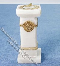 (image for) Miniature Pedestal Sundial for Dollhouses