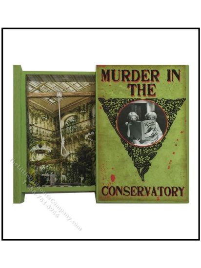 (image for) Miniature Secret Book - Murder in the Conservatory Kit