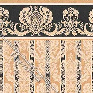 (image for) Damask & Estate Pattern Miniature Wallpaper for Dollhouses