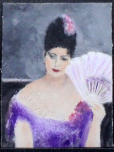 (image for) Miniature "At the Ball" Replica Painting by Larry Morganti