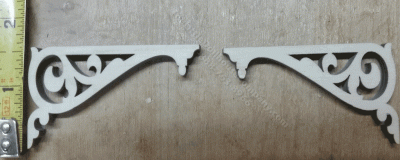 (image for) Miniature Porch Corner Post Bracket 03