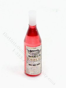 (image for) Miniature Bottle of Kedem Bordeaux Wine for Dollhouses