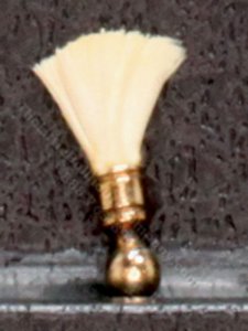(image for) Miniature Gold Shaving Brush by Don Henry