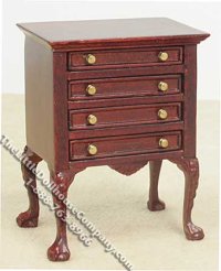 (image for) Miniature Mahogany Jackson Night Stand for Dollhouses