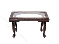 (image for) Miniature Glass-Top Coffee Table for Dollhouses