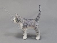 (image for) Miniature Cat by Marie W. Evans - Grey Tabby
