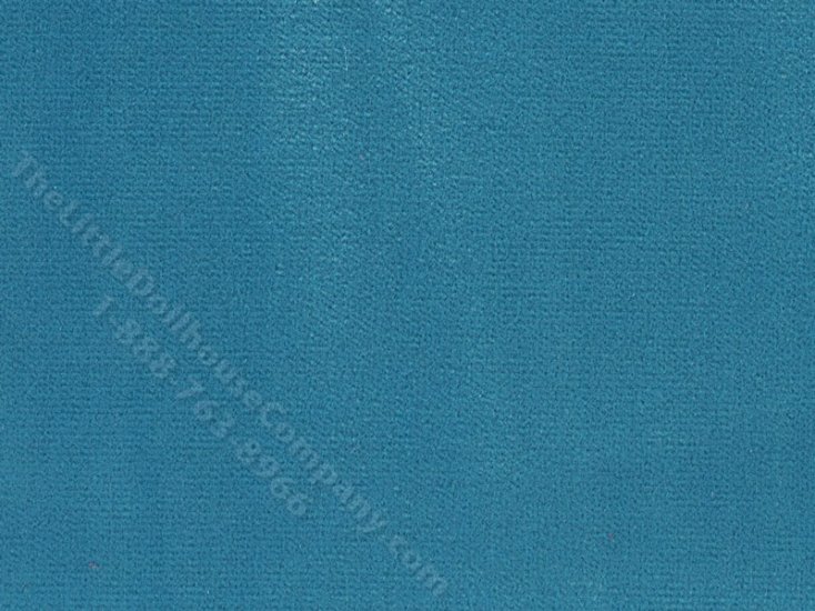 (image for) Miniature Baby Blue Carpeting for your Dollhouse 12" X 14"