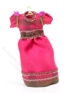 (image for) Dollhouse Miniature Pink Dress