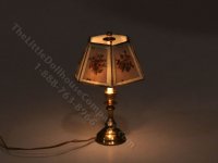 (image for) Miniature 12v Large Table Lamp for Dollhouses - Flowers