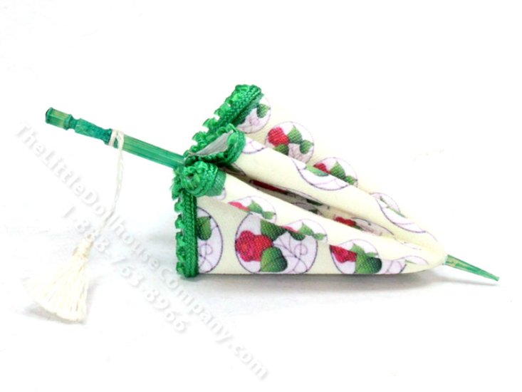 (image for) Miniature Parasol for Dollhouses - Roses