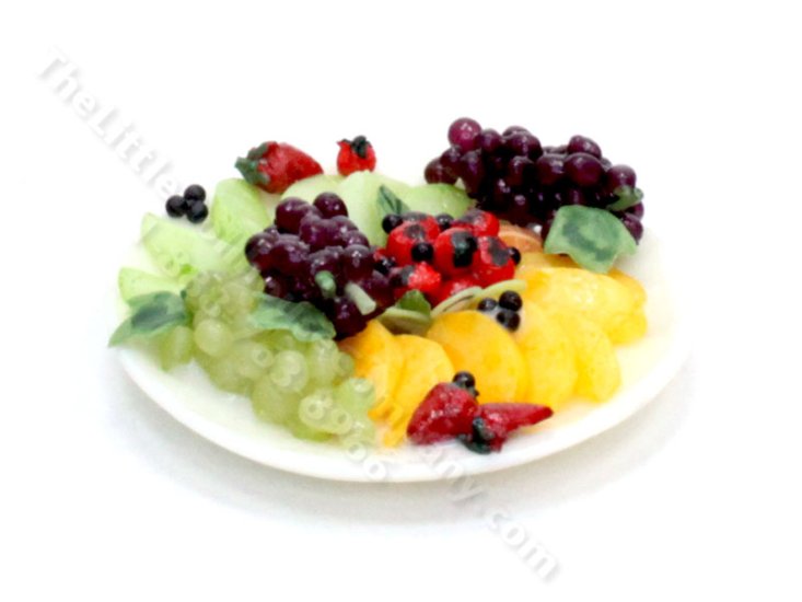 (image for) Miniature Fruit Platter for Dollhouses