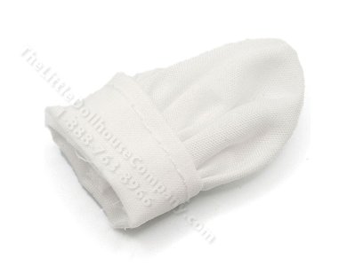 (image for) Miniature White Chef Hat for Dollhouses