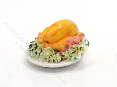 (image for) Miniature Roast Chicken for Dollhouses
