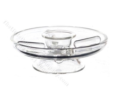 (image for) Miniature Raised Glass Lazy Susan for Dollhouses