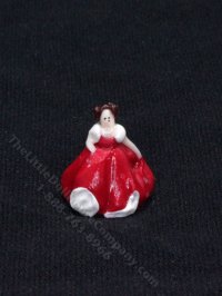 Miniature Handmade Lady in a Ballgown Figurine (image for) Miniature Handmade Lady in a Ballgown Figurine