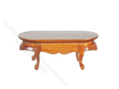 (image for) Miniature Victorian Coffee Table for Dollhouse