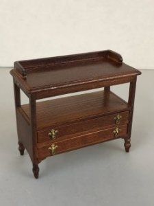(image for) Miniature Mahogany Changing Table