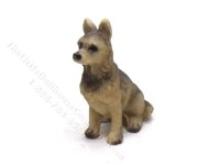 (image for) 1:24 Scale Miniature German Shepherd for Dollhouses