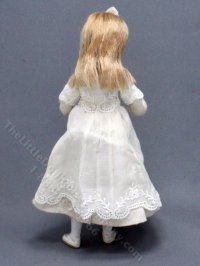 (image for) Porcelain Doll in Cream Dress by Pat Melvin