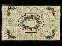 (image for) Miniature Handmade Needlepoint Carpet
