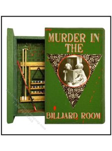 (image for) Miniature Secret Book - Murder in the Billiard Room Kit