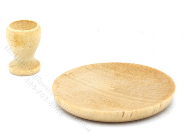 (image for) Miniature Unfinished Plate and Chalice Set