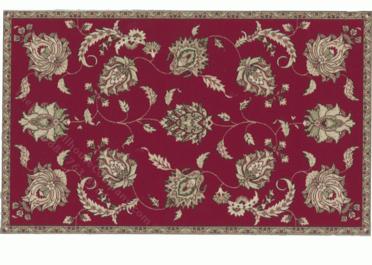 (image for) Dollhouse Scale Model Medium Sized Traditional Rug