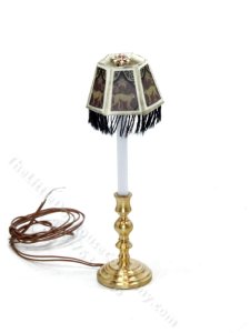 (image for) Miniature Tasseled Lamp for Dollhouses - Monkeys