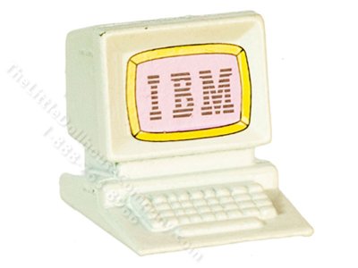 (image for) Dollhouse Miniature Desktop Computer