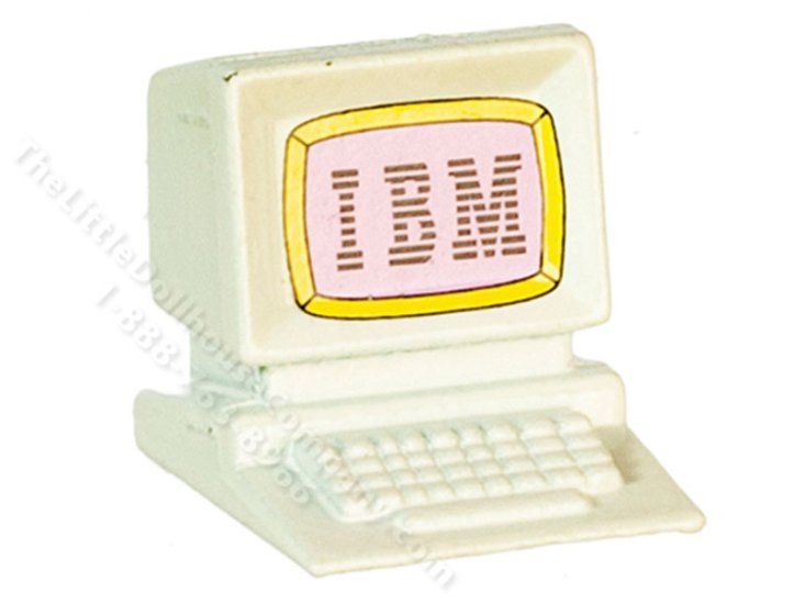 (image for) Dollhouse Miniature Desktop Computer