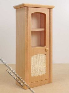 (image for) Miniature Glass Door Cabinet for Dollhouses