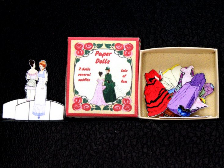 (image for) Miniature Dressable Elegant Lady Paper Dolls