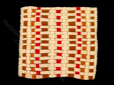 (image for) Miniature Woven Blanket for Dollhouses