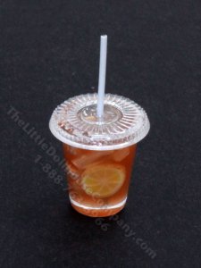 (image for) Miniature Iced Tea for Dollhouses
