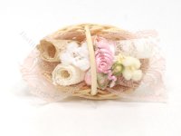 (image for) Miniature Oval Basket of Lace by Taylor Jade