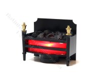Miniature Battery Operated Fireplace Insert - Switch (image for) Miniature Battery Operated Fireplace Insert - Switch
