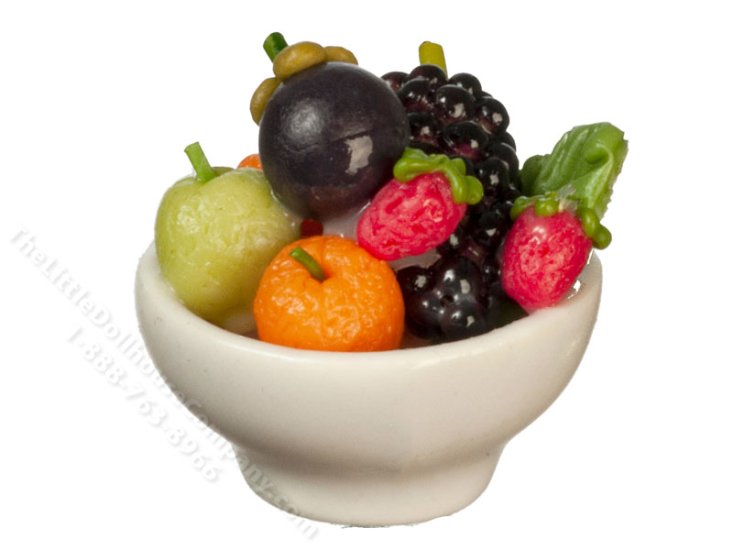 (image for) Miniature Fruit Bowl for Dollhouses