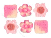 (image for) Miniature Strawberry Cookies for Dollhouses