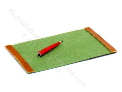 (image for) Miniature Ink Blotter and Pencil for Dollhouses
