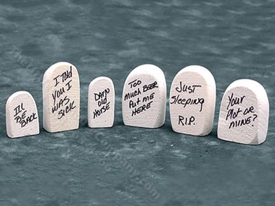 (image for) Miniature Tombstones for Dollhouses (6pcs)