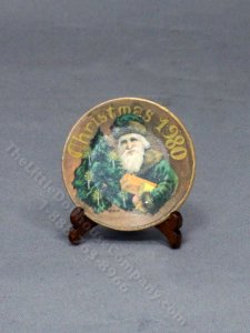 (image for) Miniature Replica Norman Rockwell Christmas Plate