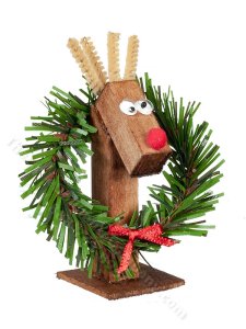 (image for) Miniature Reindeer Christmas Decoration for Dollhouses