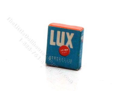 (image for) Miniature Replica Box of Lux Laundry Detergent for Dollhouses