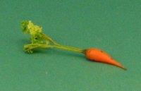 (image for) Dollhouse Scale Model Carrot